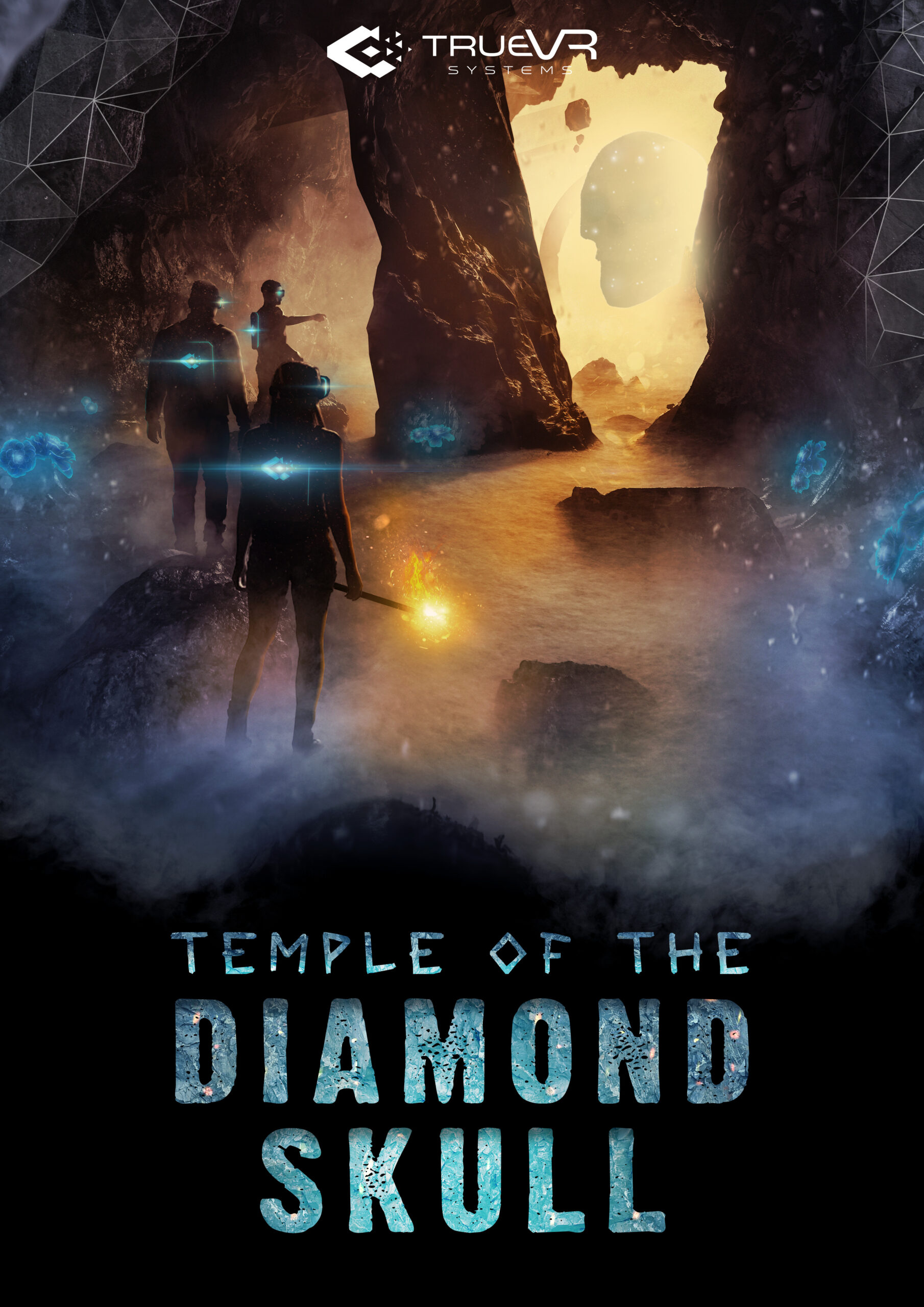 Diamond Skull Poster